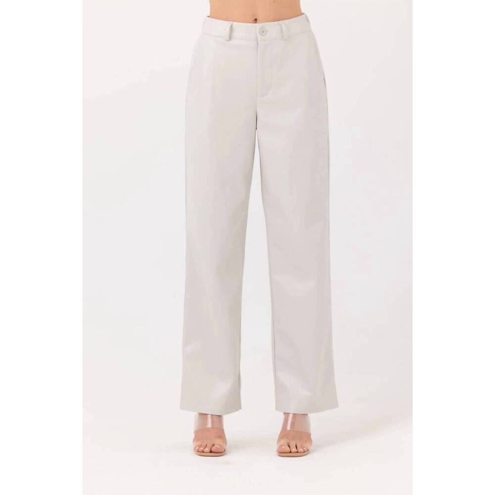 NEW SUNDAYS hale straight-leg pants in alabaster